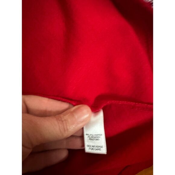 Cato Red Long Sleeve Top Women’s XL Pullover Blouse Casual Classic Style - Picture 5 of 5